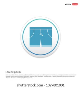 Trunks Icon Hexa White Background icon template