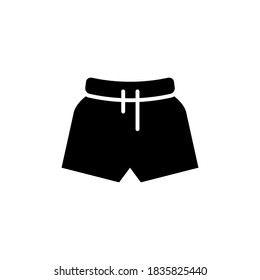 trunks icon, shorts icon vector symbol template