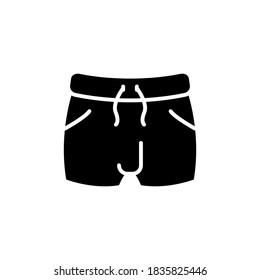 trunks icon, shorts icon vector symbol template