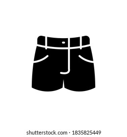 trunks icon, shorts icon vector symbol template