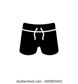 trunks icon, shorts icon vector symbol template