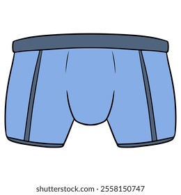 trunks underpants illustration hand drawn isolated vector