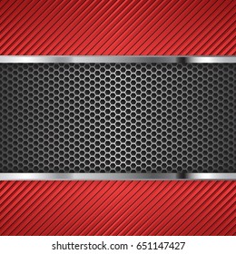 truss background and red stripes texture
