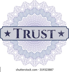 Trust abstract rosette