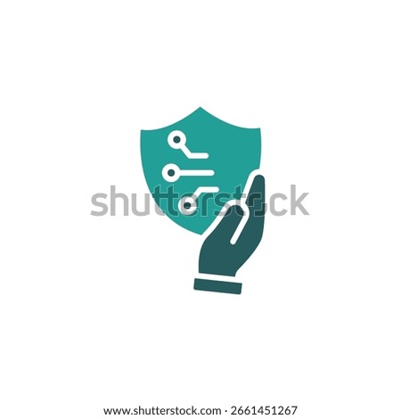 trust in ai  icon. vector.Editable stroke.linear style sign for use web design,logo.Symbol illustration.