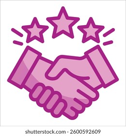 Trust Building Icon Element For Design