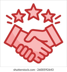 Trust Building Icon Element For Design