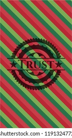 Trust christmas emblem.