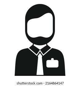 Trust expert icon simple vector. Quality standard. Work complete