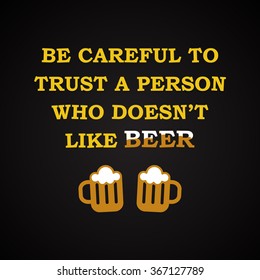 Trust - funny inscription template