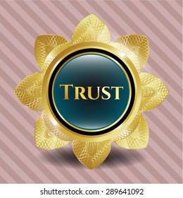 Trust gold flower