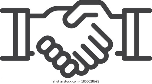 icono de confianza. vector de icono de destino