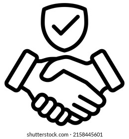 Trust icon design, vector illustration, best used for presentations