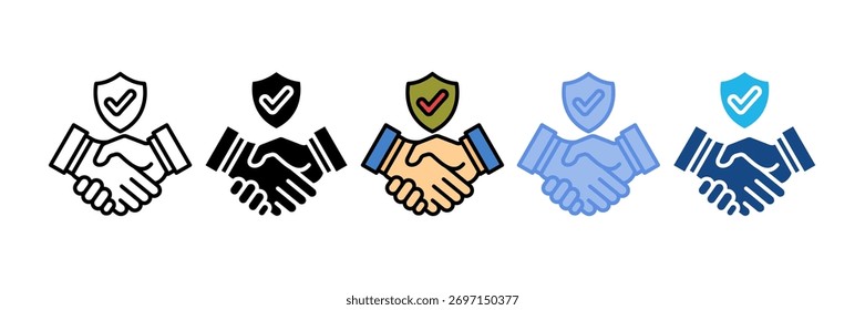 Elemento de icono de confianza para el diseño