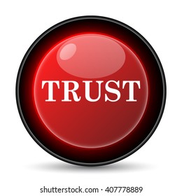 Trust icon. Internet button on white background. EPS10 vector