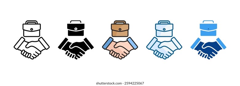 Trust Icon Set Multiple Style Collection