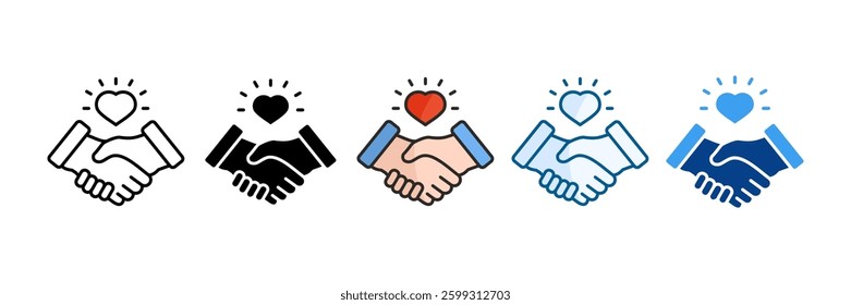 Trust Icon Set Multiple Style Collection