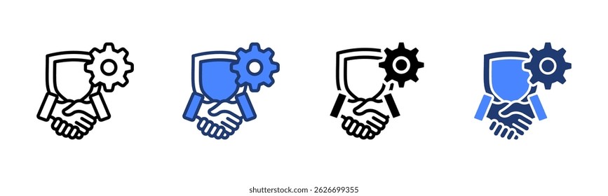 Trust icon sheet multiple style collection