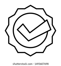 Trust Icon, Vector Illustration, Business Outline