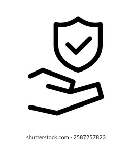 Trust Icon Vector Symbol Design Illustration