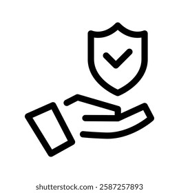 Trust Icon Vector Symbol Design Illustration