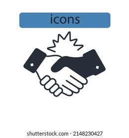 trust icons  symbol vector elements for infographic web