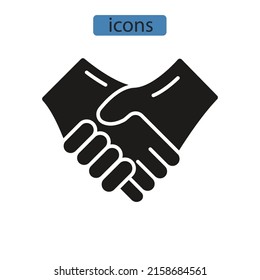 trust icons  symbol vector elements for infographic web