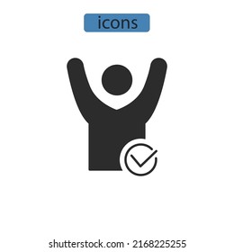 trust icons  symbol vector elements for infographic web