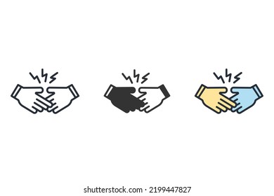 trust icons  symbol vector elements for infographic web