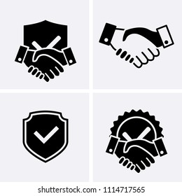 Trust Icons. Vector set