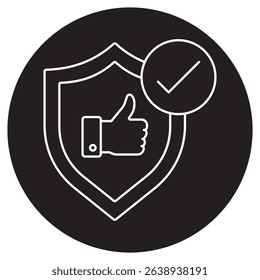 Trust and Integrity icon, Built on Trust The Foundation of Ethical Success, Integrity in Action Leading with Honesty and Accountability, vector