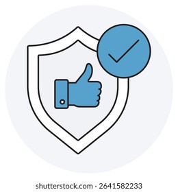 Trust and Integrity icon, Built on Trust The Foundation of Ethical Success, Integrity in Action Leading with Honesty and Accountability, vector