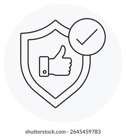Trust and Integrity icon, Built on Trust The Foundation of Ethical Success, Integrity in Action Leading with Honesty and Accountability, vector