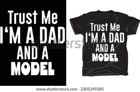 Trust Me Model Dad, White Bella Canvas 3001 Mockup, T-Shirt Mockup, Male t-shirt Mockup, Model Mockup, Styled, Father's Day, Dad, Grandpa