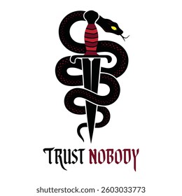 Trust Nobody T Shirt Design
