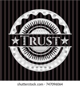 Trust silver emblem