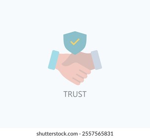 Trust Vector, Icon Or Logo Sign Symbol Illustration