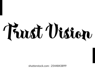 Confiança visão abstrato tipografia texto motivacional citações