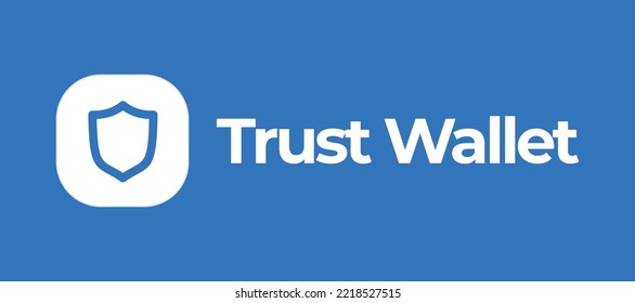 Trust Wallet Token (TWT) cryptocurrency logo and symbol vector illustration banner and background svg