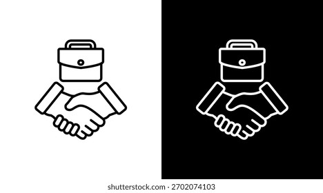Trust White Icon Set Design