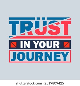 Trust in Your Journey – Positive Inspirational Stroke Vector