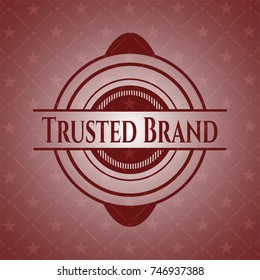 Trusted Brand red emblem