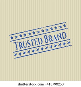 Trusted Brand rubber texture