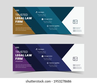 Trusted Legal Law Firm Banner, Law Firm Social Media Cover, Banner, Thumbnail
