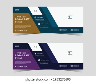 Trusted legal law Firm Banner, Law Firm social media cover, banner, thumbnail