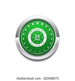 Trusted Link Green Vector Icon Button