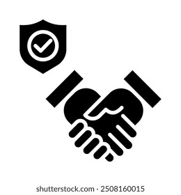 Trusted Partner icon line vector illustration