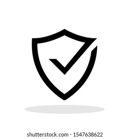 Trusted security icon in trendy flat style. Highest security symbol for your web site design, logo, app, UI Vector EPS 10.