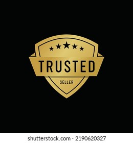 Trusted Seller Logo Design Vector Template