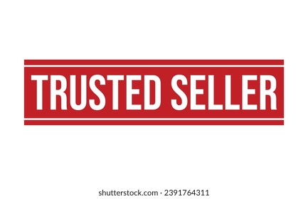 Trusted Seller Rubber Stamp Seal Vector